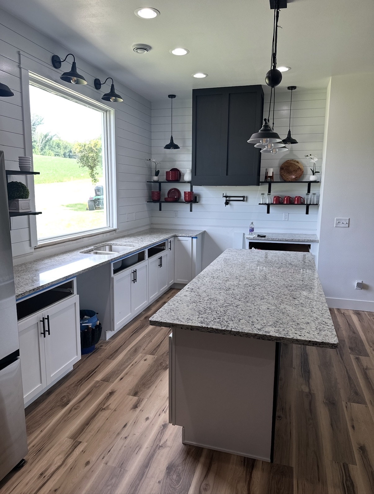 Modern white kitchen