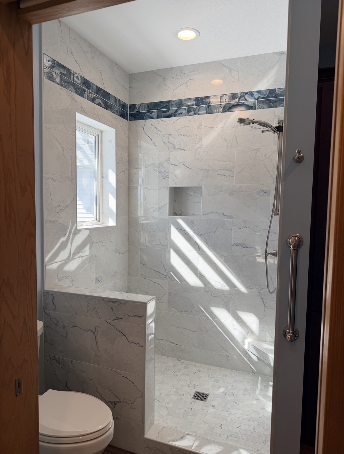 Tile shower